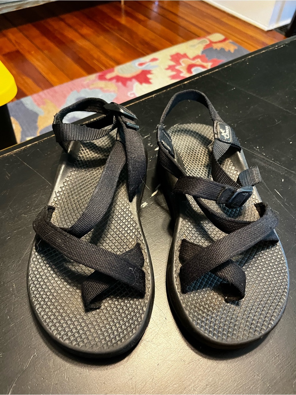 Chaco Black Strappy Outdoor Sandals